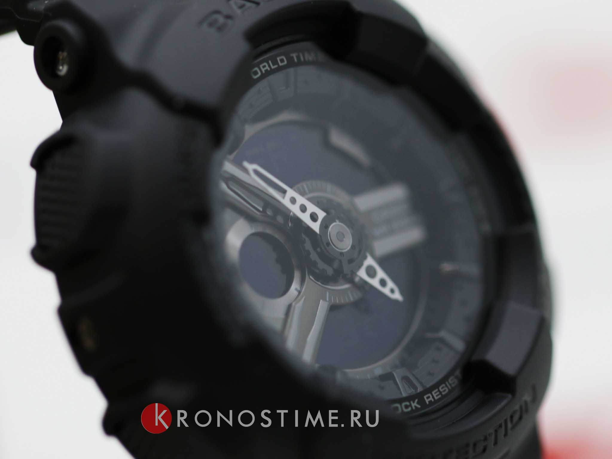 Casio BA-110XBC-1ADR женские часы застежка крупным планом